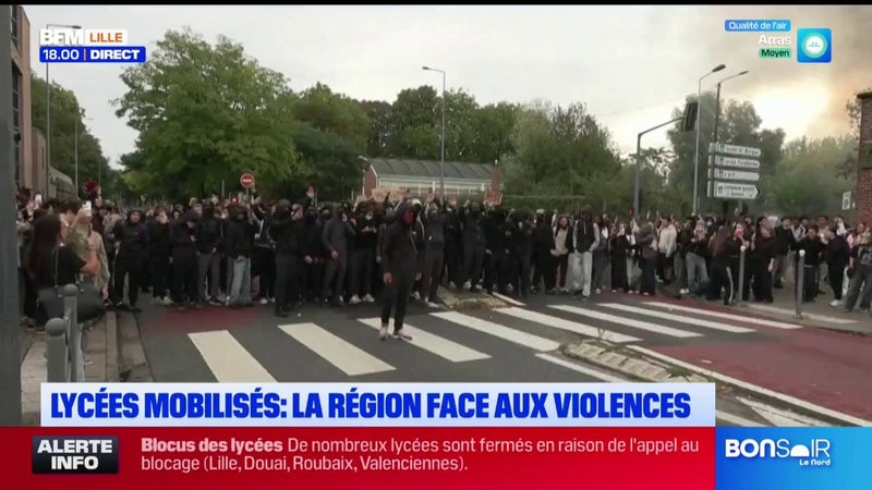 Blocus des lycées: dans le Nord et le Pas-de-Calais, la tension est montée d'un cran ce jeudi