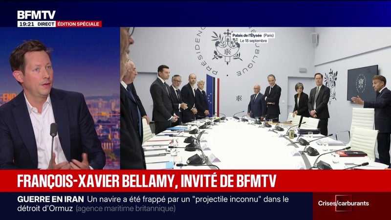 Menace russe: "Il faut nous donner les moyens de garantir la sécurité de nos pays", déclare François-Xavier Bellamy, vice-président des LR
