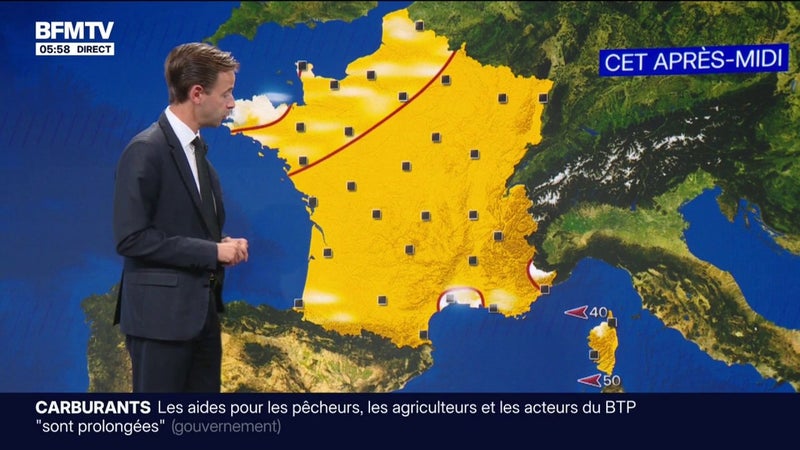 Un ciel voilé en Bretagne et du soleil partout ailleurs... La météo de mercredi 23 septembre