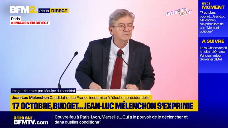 "On va te pourrir la réunion", annonce Jean-Luc Mélenchon en réponse à l'invitation de Sébastien Lecornu