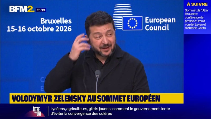 Volodymyr Zelensky bouc émissaire de Donald Trump ? La réponse du président ukrainien fait rire la salle