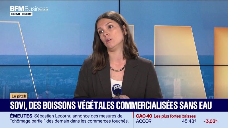 Le Pitch : Sovi, des boissons végétales commercialisées sans eau - 20/10