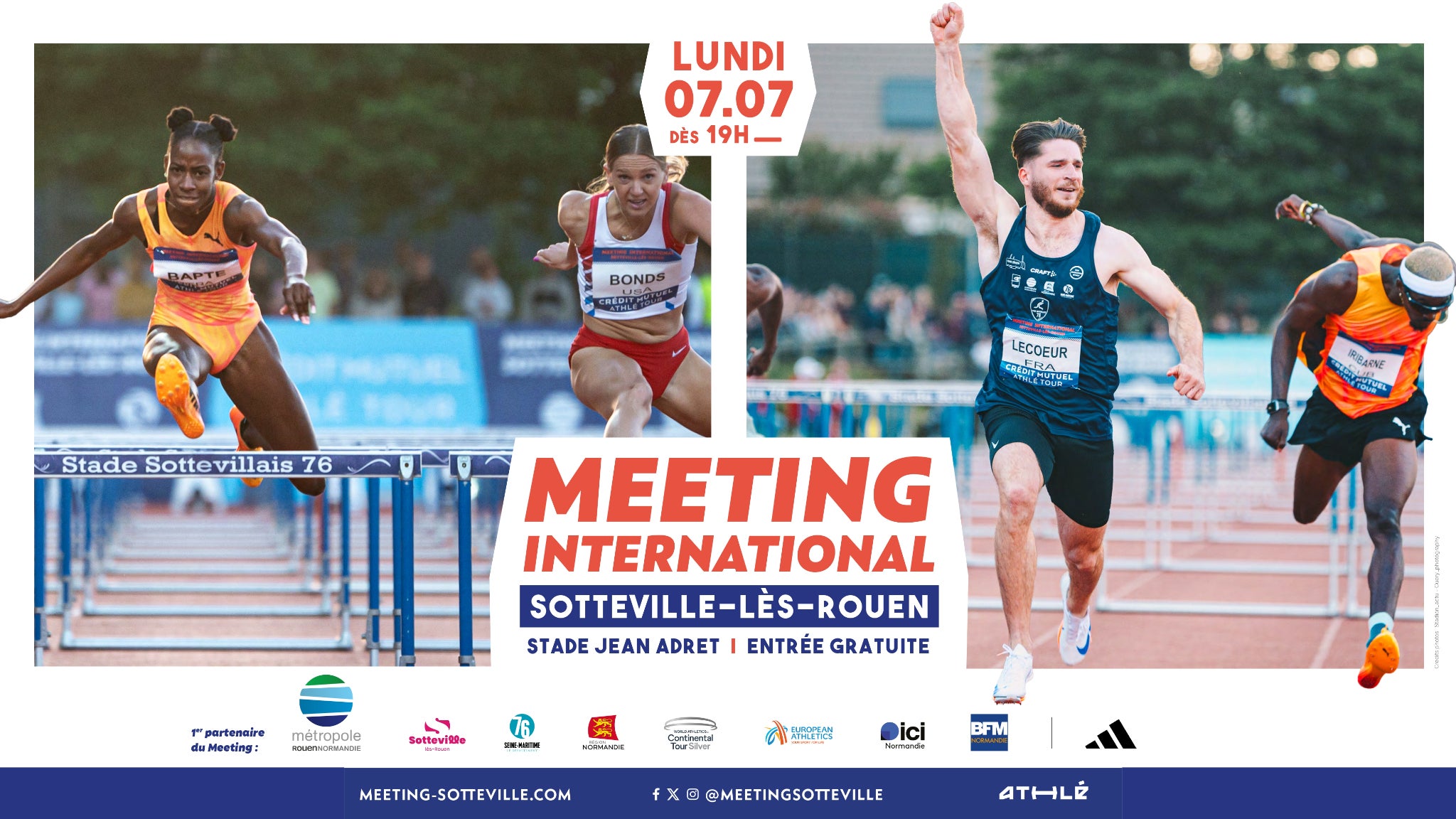 A gagner : 2 places VIP pour le Meeting International de Sotteville-lès-Rouen 2025