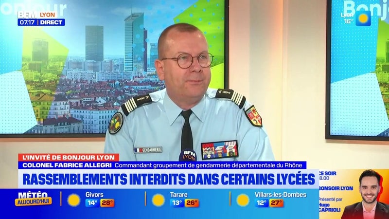 L'invité de Bonjour Lyon du lundi 5 octobre- colonel Fabrice Allegri