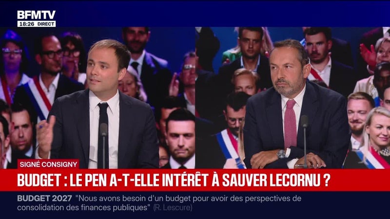 SIGNÉ CONSIGNY - Budget, Le Pen a-t-elle intérêt à sauver Lecornu ? - 15/09