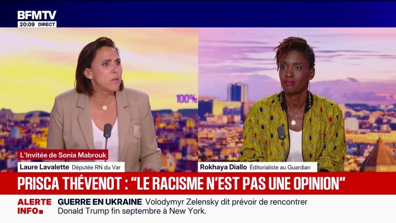 "Le grand remplacement est une théorie complotiste, raciste et qu'a utilisée un terroriste", souligne Rokhaya Diallo, présidente de Politis et éditorialiste au Guardian