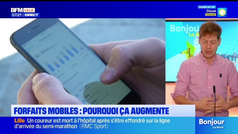BFM Nord et Vous: les forfaits mobiles et internet vont augmenter, pourquoi ?