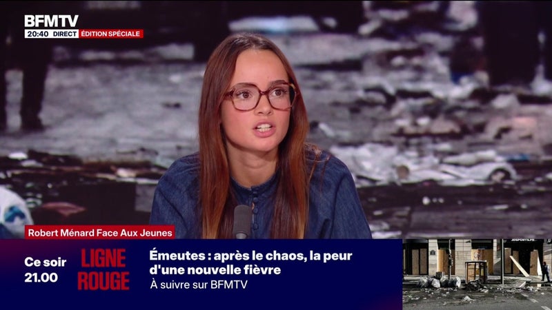 Mobilisations: pour Louise Montangon, responsable de l'UNI Bordeaux, "il faut qu'Emmanuel Macron démissionne"