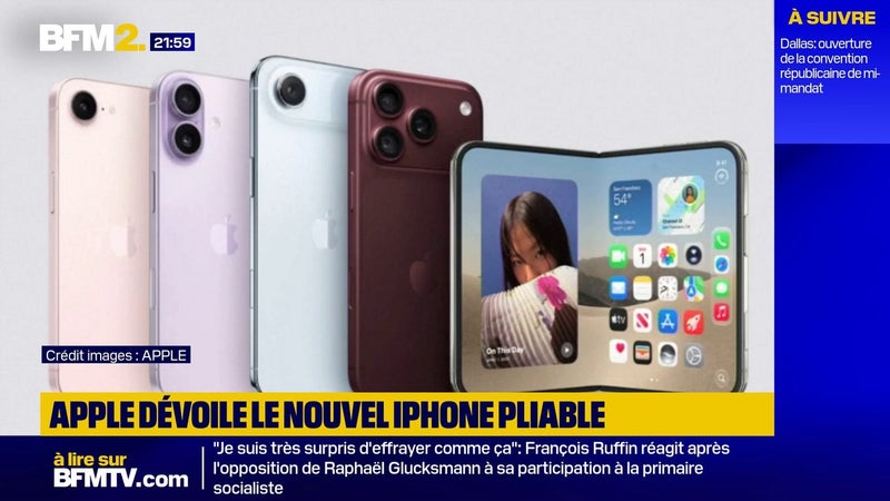 "À partir de 2.339 euros": Apple dévoile l'iPhone Duo, son nouvel appareil pliable