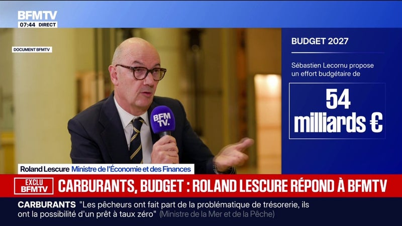 Prix des carburants: "On va piloter les aides du mieux possible […] en se concentrant sur ceux qui en ont le plus besoin", affirme le ministre de l'Économie Roland Lescure