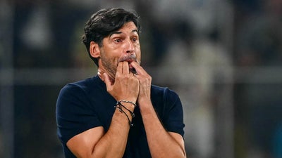 L'entraîneur de l'Olympique Lyonnais Paulo Fonseca lors du match contre Fenerbahce, le 18 août 2026