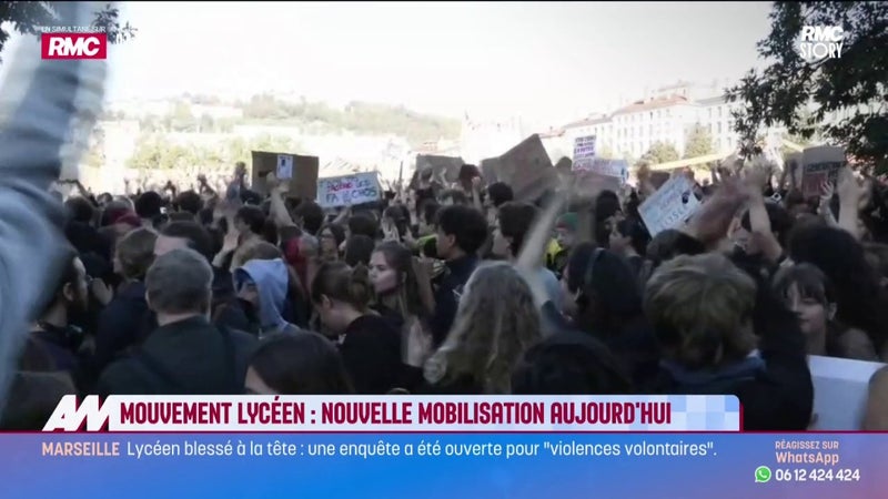 Mouvement lycéen : nouvelle mobilisation aujourd'hui