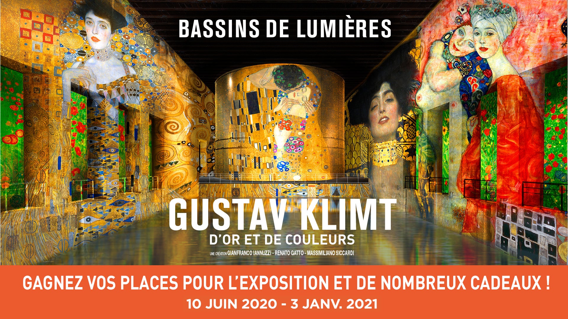 À GAGNER : VOS PLACES POUR LES BASSINS DE LUMIÈRES ET DE NOMBREUX AUTRES CADEAUX !