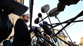 Le procureur Emmanuel Dupic, le 21 novembre 2020 devant le tribunal de Vesoul (Haute-Saône)