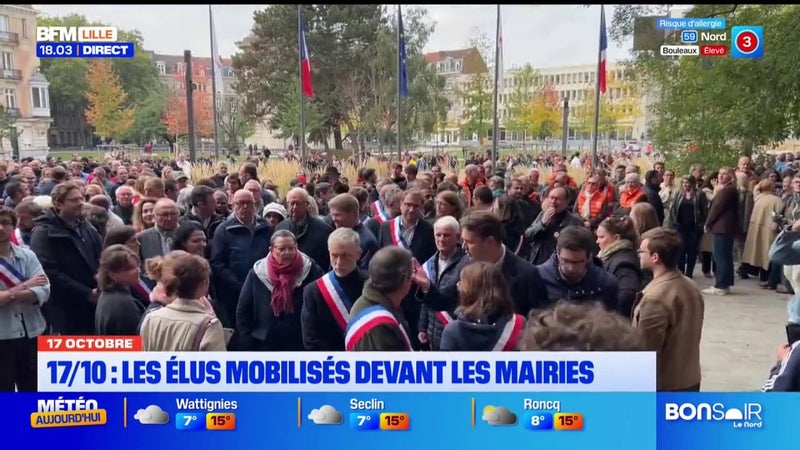 41 manifestations dans le Nord et le Pas-de-Calais devant les mairies après les violences du 17 octobre