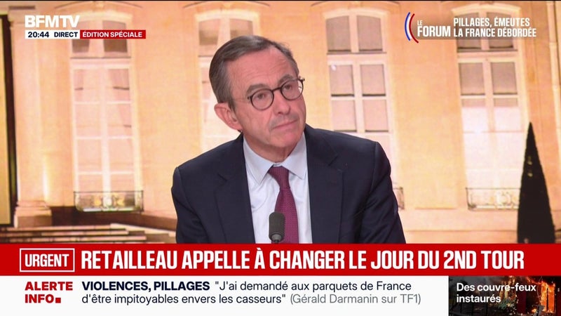 "C'est une mauvaise date": Bruno Retailleau, candidat Les Républicains à la présidentielle, appelle à changer le jour du second tour de l'élection qui aura lieu le 2 mai 2027