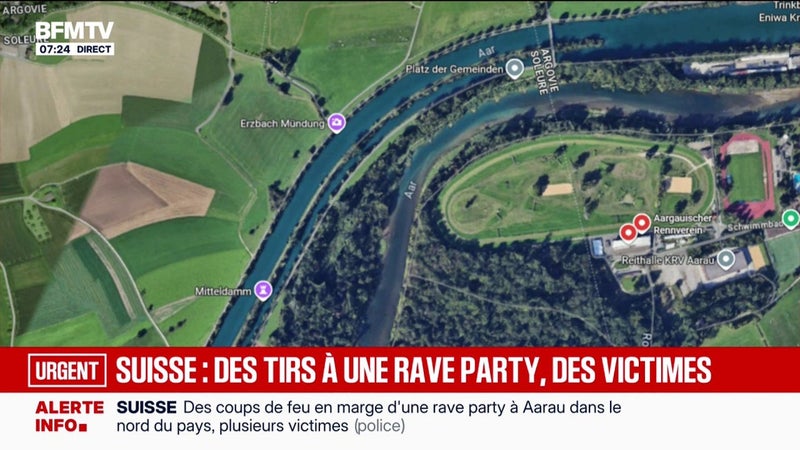 Suisse: coups de feu en marge d'une rave party à Aarau (nord), plusieurs victimes