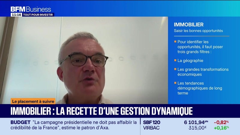 Le placement à suivre : Marc Bertrand - Immobilier, la recette d'une gestion dynamique - 15/09