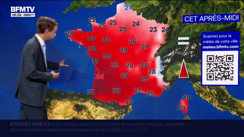 Quelques nuages sur la moitié de l'Hexagone mais des températures hautes pour une journée d'automne... La météo de ce jeudi 24 septembre