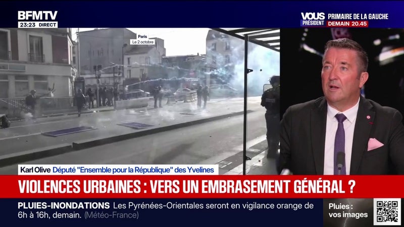 Colère lycéenne: "La forme a totalement pris le pas sur le fond", observe Karl Olive, député EPR