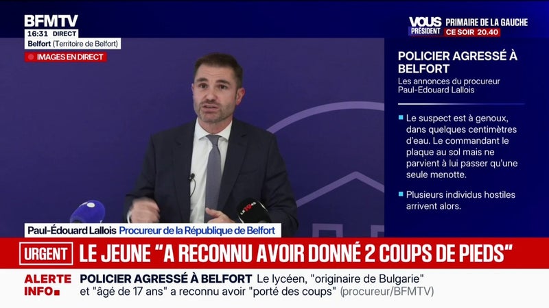 Policier frappé en marge d'une mobilisation lycéenne: les deux mineurs arrêtés poursuivis pour violences aggravées