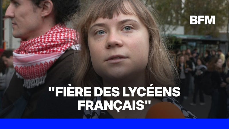 Colère lycéenne: la militante suédoise Greta Thunberg présente à Saint-Denis ce mardi
