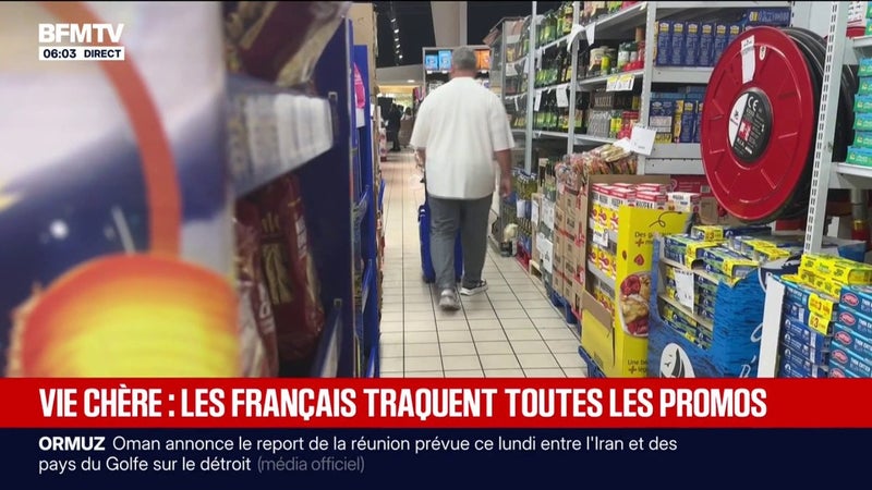 Pouvoir d'achat: les Français traquent les promotions