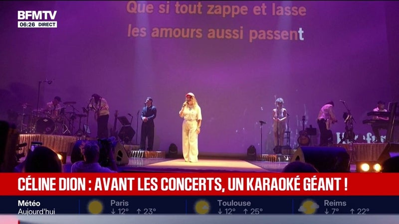 Un karaoké géant organisé au Grand Rex en hommage à Céline Dion avant sa série de concerts
