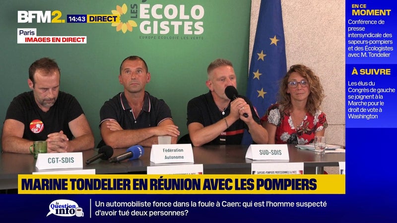Pour Stéphane Lessire, porte-parole du syndicat Sud SDIS, les pompiers étaient "dépassés" face aux incendies en Gironde