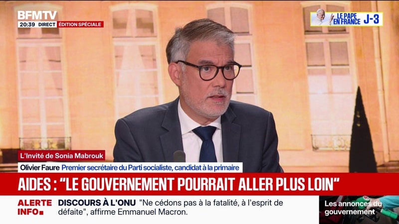 Prix des carburants: "Sur le premier semestre, Total a battu un record en faisant quasiment 10 milliards de bénéfices", rappelle Olivier Faure, candidat à la primaire du Parti socialiste