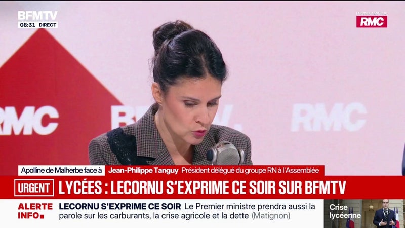 Dette: Jean-Philippe Tanguy, président délégué du groupe RN à l’Assemblée, dit “qu’il faut reprendre le contrôle de nos finances”