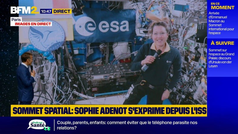 "Il faut rêver grand": le message de l'astronaute Sophie Adenot à la jeunesse