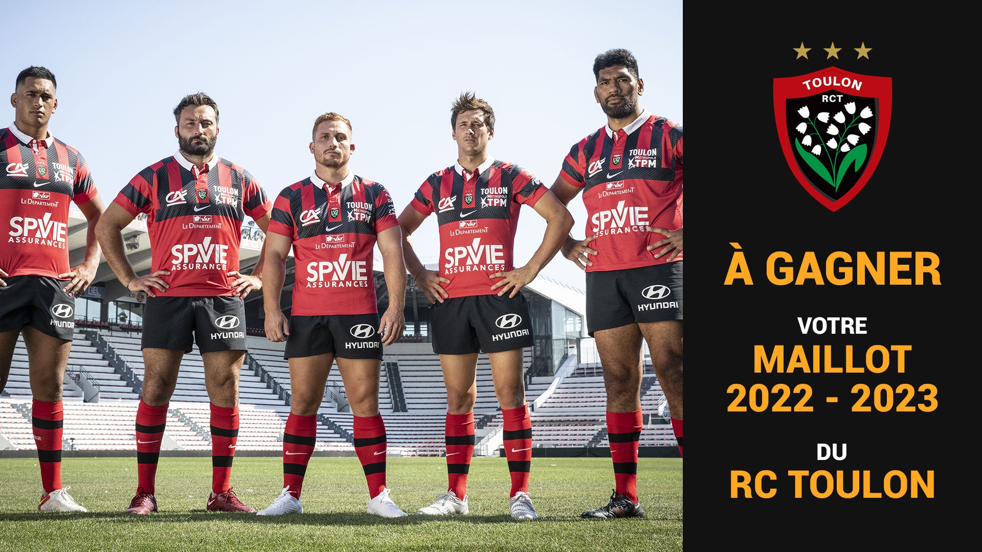 A GAGNER : LE MAILLOT OFFICIEL 2022-2023 DU RC TOULON