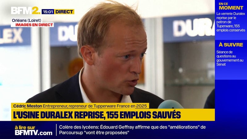"Duralex le verre le plus écologique du monde" ? : son repreneur présente son projet pour la verrerie