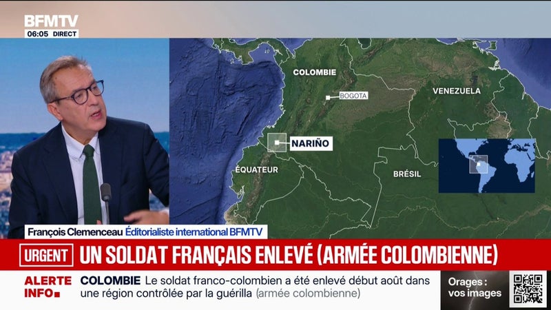 Un soldat de la Légion étrangère française a été enlevé en Colombie dans une région contrôlée par la guérilla