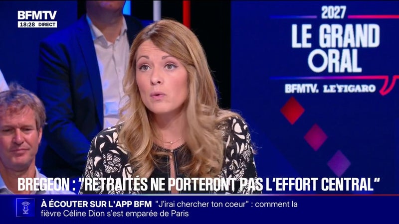 Budget: "Aucun retraité ne verra sa pension diminuer", assure Maud Bregeon, Porte-parole du gouvernement