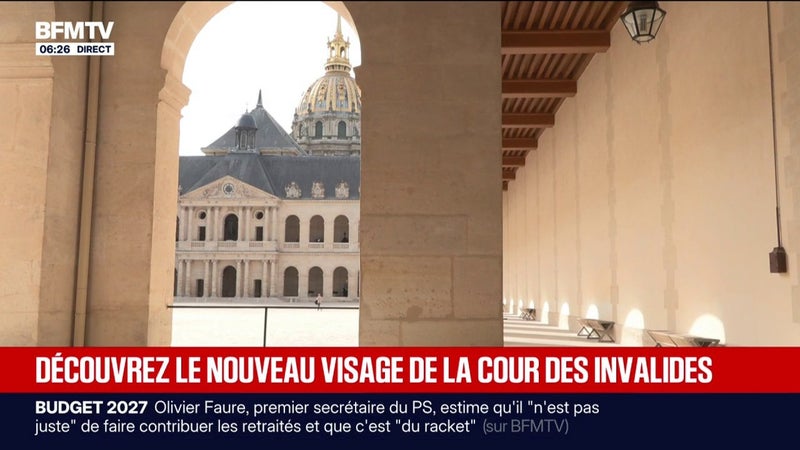 "Telle qu'elle était il y a plus de 300 ans": après un an de travaux, la Cour d’Honneur des Invalides a rouvert