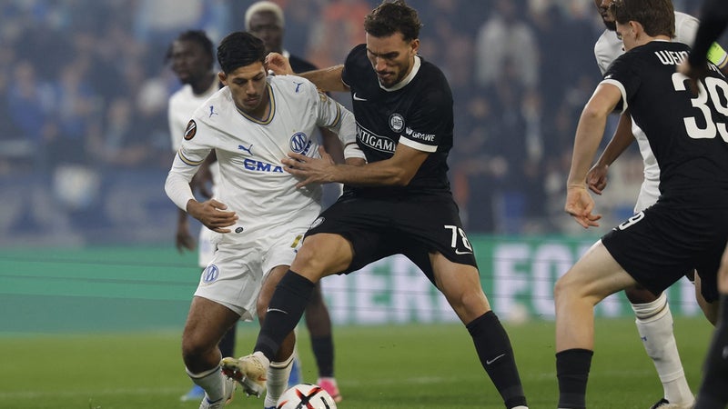 Sturm Graz-OM: inoffensif, Marseille s'incline encore et voit son avenir en Ligue Europa compromis