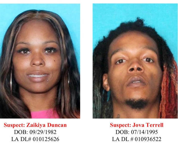 Zaikiya Duncan et Jova Terrell 