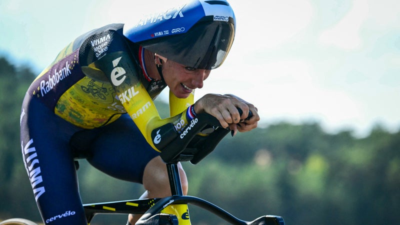 Pauline Ferrand Prevot lors du contre la montre du Tour de France femmes le 4 aout 2026 2328751
