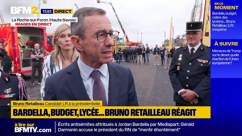 Budget: "Les mécanismes d'une crise sont en train d'être enclenchés", estime Bruno Retailleau