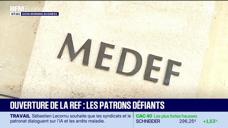 Le Medef appelle au courage