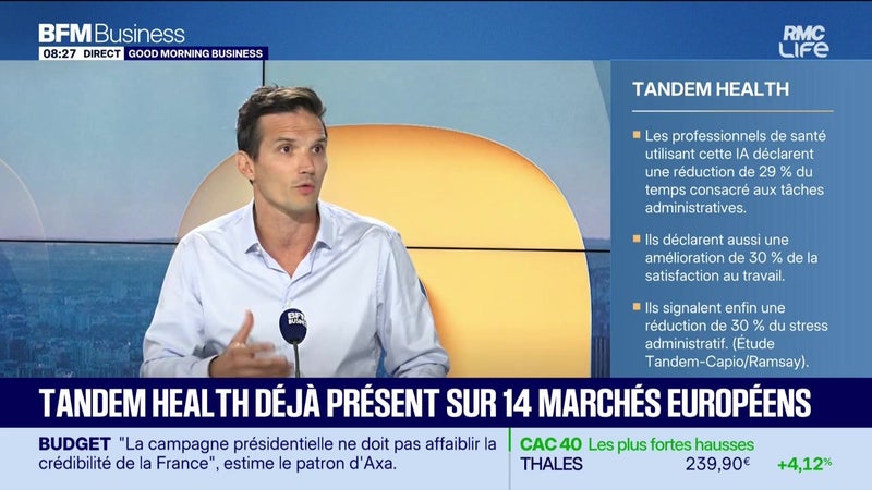French Tech : Tandem Health, champion suédois de l'IA à l'hôpital - 16/09
