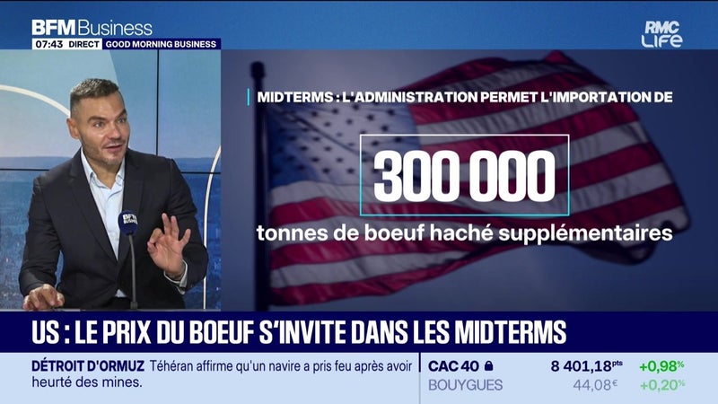 La tribune éco : US, le prix du bœuf s'invite dans les midterms - 31/08