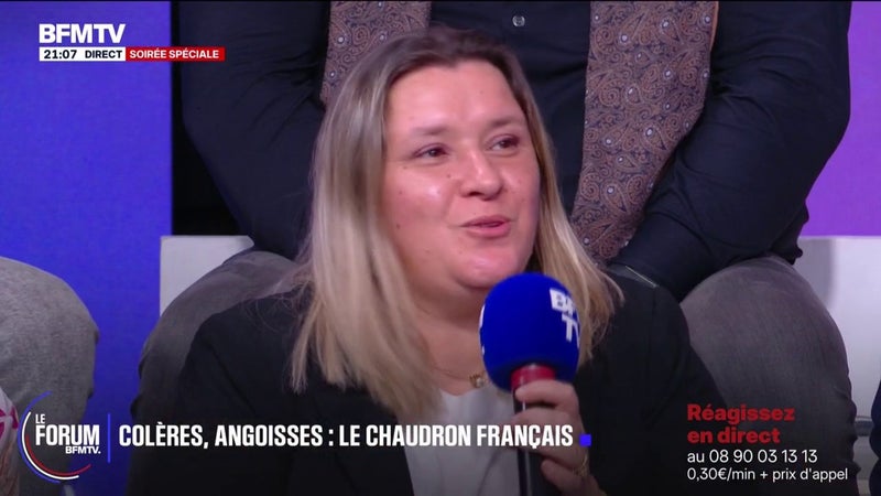 FORUM BFMTV - Colère sociale: "L'essence, l'inflation, le manque de réponse du gouvernement...Tout me met en colère", déplore Sabrina, accompagnatrice administrative