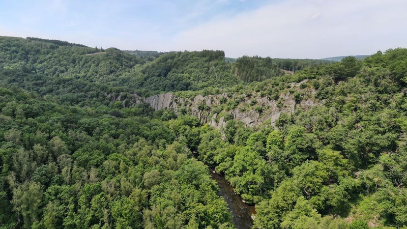 Rocher du Hérou, en Belgique, où est morte la jeune femme (image d'illustration)