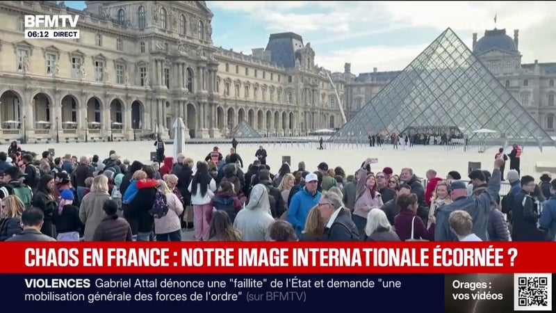 Chaos en France: une image internationale écornée et un secteur du tourisme impacté?