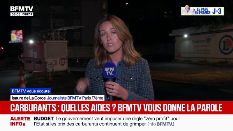 Les Français attendent les annonces du gouvernement sur la flambée des prix des carburants
