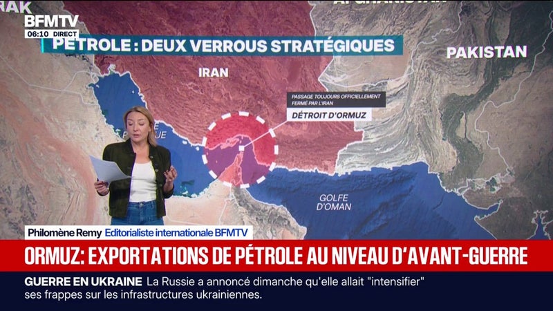 Détroit d'Ormuz: les exportations de pétrole du Moyen-Orient au-dessus de leur niveau pré-conflit