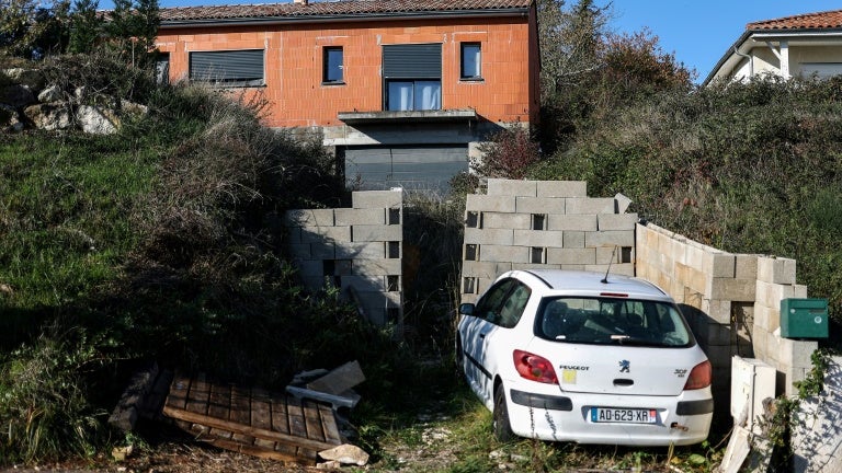 La maison de Delphine et Cédric Jubillar à Cagnac-les-Mines (Tarn), le 7 décembre 2022